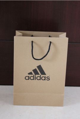 阿迪达斯 三叶草adidas牛皮纸袋子手提袋 礼品袋购物袋子
