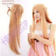 taobao agent 十夜TN-刀剑神域 亚丝娜 结城明日奈 浅金棕高温丝 COS PLAY 假发