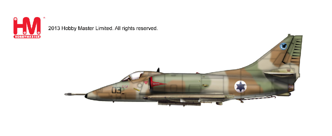 hm ha1422 a-4h 以色列天鹰攻击机 贝卡谷地 1970年赎罪