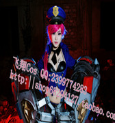 taobao agent 定制：飞翔cos LOL英雄联盟火爆警官皮肤皮城执法官Cosplay可换色