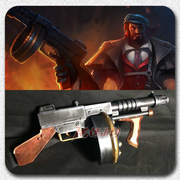 taobao agent 【龙廷】LOL英雄联盟cosplay道具/法外狂徒男枪黑帮教父武器