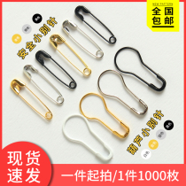 Spot pin factory direct clothing tag universal gold silver black gourd shaped small pin pear shaped safety
