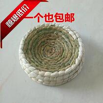 Pigeon nest Grass nest pot grass woven Round carrier pigeon racing pigeon supplies utensils Oil grass straw nest Hand woven