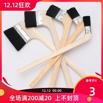 Bending handle brush long handle black brush wooden handle brush elbow brush boat brush paint brush dust sweep brush 1 inch -4 inch