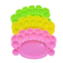 Hobby color palette Childrens pigment plastic tray Gouache oil painting palette Strawberry feet palette