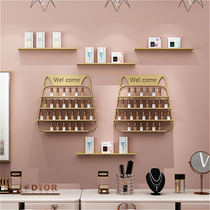 Simple nail oil glue display rack Nail polish rack Nail shop wall shelf Wall storage rack Nail rack