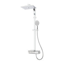23861T-9-CP Aibeling controlled constant temperature three water shower column