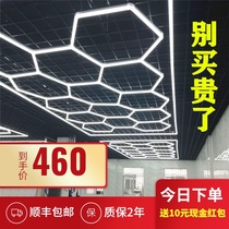 Car wash room special lights Car beauty shop station lights Honeycomb lights Nine-grid lights Film workshop soft film light box