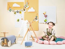 New childrens studio live production Korean style flash shed wedding scene simple photo studio decoration store design