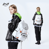 omto double shoulder backpack female casual travel computer bag mens fashion brief about large capacity waterproof student school bag tide card