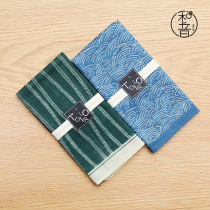 Japanese-made Yamamoto Ren mens handkerchief cotton square thin soft sweat-absorbing handkerchief