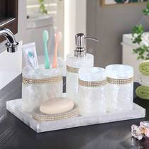 Bathroom five-piece set European wash set toilet bathroom toiletries mouthwash cup set brush Cup toothbrush cup