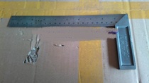 Made in China Diamond brand stainless steel angle 250MM square ruler 25CM 90 degree angle 10 inch metric inch inch