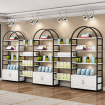Cosmetics display cabinet Beauty salon simple modern nail skin care products shelf display rack Cabinet bag holding display cabinet