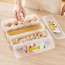 Noodle storage box hanging noodle box fresh-keeping box Japanese refrigerator kitchen household noodle box storage tube