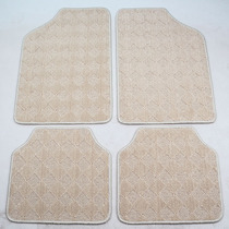 Car mat universal conjoined carpet suede mat waterproof non-slip large encircling wire ring car mat easy to clean