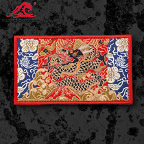 Inspur Jun material large size sea water moire Treasure Flower fish supplement embroidery seal Velcro