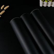 Black wallpaper self-adhesive pvc solid color wallpaper dormitory ins Forest Department wallpaper college students extend home bedroom 10 meters