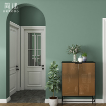 Bedroom wallpaper home Nordic green wallpaper ins Wind self-adhesive waterproof moisture-proof living room background wall dormitory female