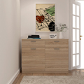 Feimei customized imported EGGER Q04-12 sideboard native oak 60 designs modern minimalist style