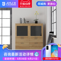 Feimei customized imported egger board side cabinet q03 original oak 60 kinds of decors modern simple style