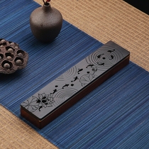 Whole wood carved mahogany hollow lying incense burner Household indoor incense burner Sandalwood box Tea ceremony incense line incense burner