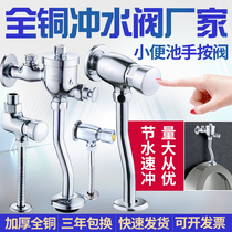  Valve urinal All-copper urinal All-copper urinal flushing valve Hand-pressed urinal Delay toilet