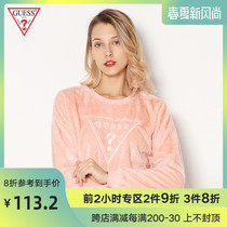 Guess women's inverted triangle logo pullover sweater-q84q11r8ae0