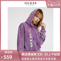 Guess88rising women's solid letter printed sweater-w93q08k9me0