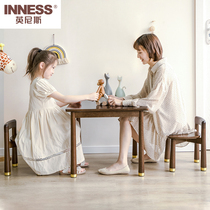 Solid Wood Learning Table Children Study Table And Chairs Suit Children Desk Home Schoolboy Writing Table Toy Gaming Table