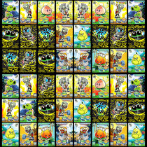 Plant vs. zombie card 2 can scan ar vs. card 3 luxury edition collection toy set
