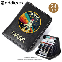 NASA co-branded American Airlines youth student large-capacity multi-function card bag Mens trendy card bag card holder