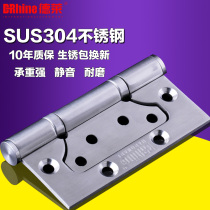 Delle primary-secondary hinge 4-inch 304 stainless steel hinge free of notched door zygote 5 inch mute bearing hinge hinge