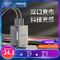 Romans double usb Apple charger head 2a Android x for iphone6 6s7 8plus 11pro Huawei xs Xiaomi max fast charge xr10W