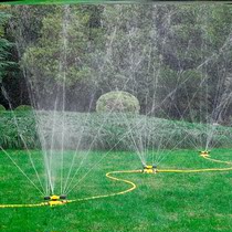 Green sprinkler sprinkler spray vegetable garden automatic sprinkler lawn garden spray watering water cooling 360 degrees rotation