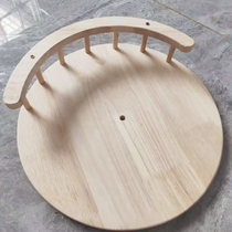 Self-made replacement cat climbing frame lookout table diy material solid wood round springboard accessories cats nest through Sky column modification