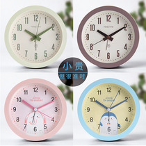 Simple small alarm clock children girls students special get up artifact Net red desktop bedroom boy mute bedside clock