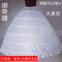 Increase 6-lap wedding skirt petticoat skirt bridal liner group support wedding dress lining large stage performance skirt