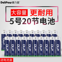 Delipu Rechargeable Battery Set No. 5 20 Large Capacity KTV Microphone Childrens Toy aa No. 5 Electric Battery