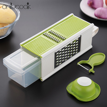 onlycook kitchen multifunctional grater household silk wiper carrot shredder potato slicing artifact