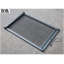 Customized invisible screen outside opening flat window push-pull aluminum alloy screen window broken bridge Aluminum plastic steel window telescopic screen window