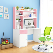 Special hot sale Multi-function computer desk with bookshelf Childrens desk Bookcase combination Student writing desk Study desk