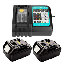 Replacement of Makita DC18RC18V 3A charger 2 power tools lithium battery BL1830BL1860 battery