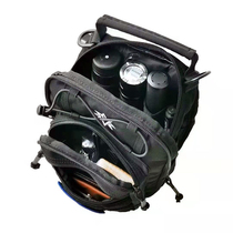 Long Wei Tactical Black Large Capacity Multi-compartment Sports shoulder bag Mens Casual Commuter plainclothes Outdoor Shoulder Bag