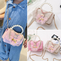 Children's bag girl cute little girl mini messenger bag princess fashion net red tide popular new plush bag