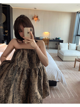 Lizy Li Ziyi summer designer bra dress 2020 thin one shoulder miniskirt women's new style