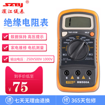  Binjiang BM500A digital insulation resistance tester Electronic resistance meter 500V 1000V Megohm meter resistance meter