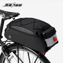 Mountain bike bag Large capacity riding tail bag rear shelving bag Bag Cycling Equipment Accessories Sports Bag with lamp