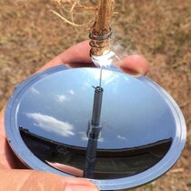 Solar igniter Outdoor mountaineering camping Wilderness survival Portable solar stove fire cigarette lighter