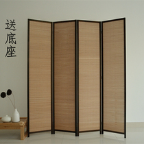 Chinese partition Entrance screen Living room folding screen Old vintage folk screen Tea room study mobile partition